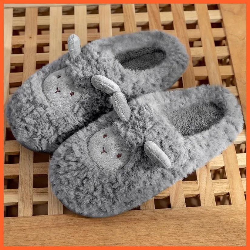 New Autumn Winter Women Men Bottom Soft Insole Slippers | Warm Non-Slip Slides Comfortable Footwear