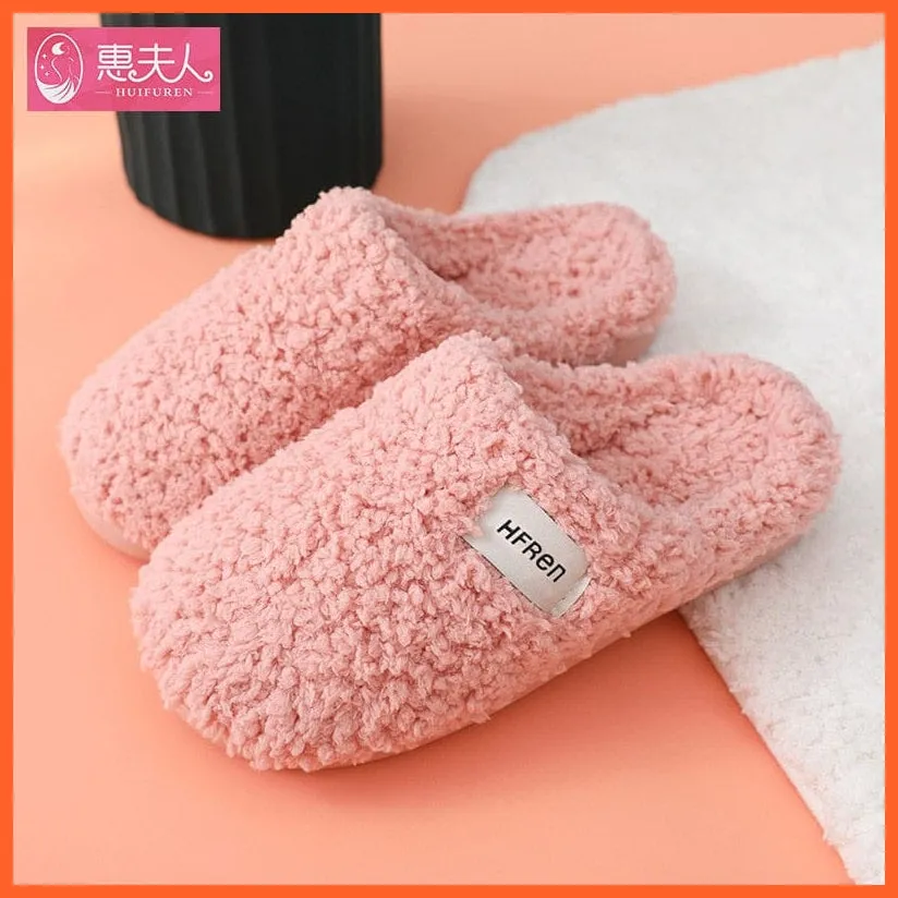 New Autumn Winter Women Men Bottom Soft Insole Slippers | Warm Non-Slip Slides Comfortable Footwear