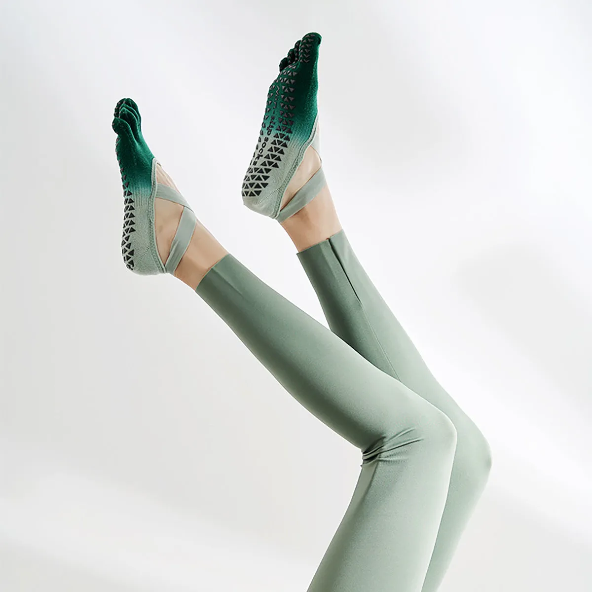 Non-Slip Full Toe Grippy Yoga Socks