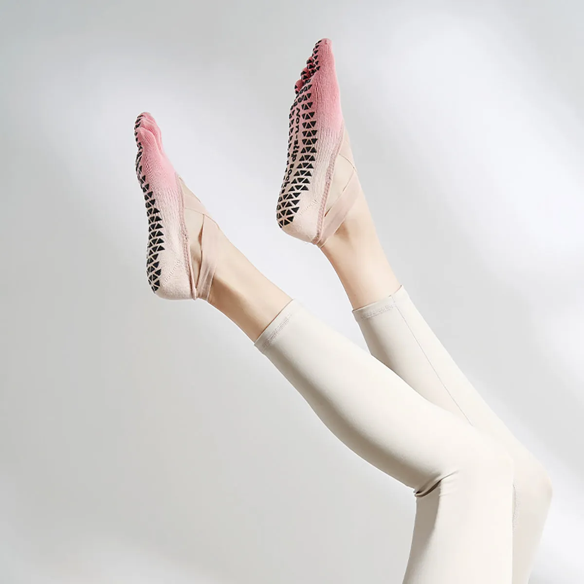 Non-Slip Full Toe Grippy Yoga Socks