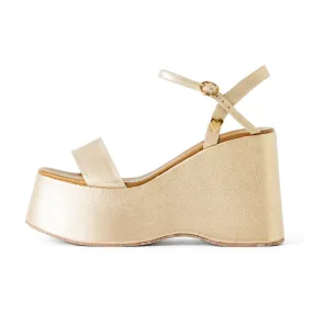 Olivia Gold Sandals