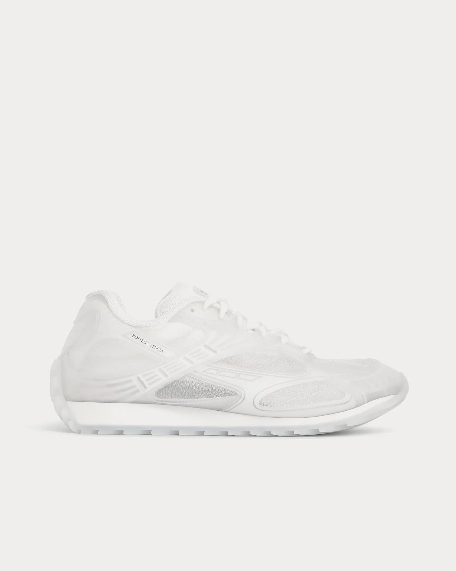 Orbit Transparent Technical Rubber & Mesh Glass / White Low Top Sneakers