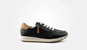 Paul Green black leather sneakers