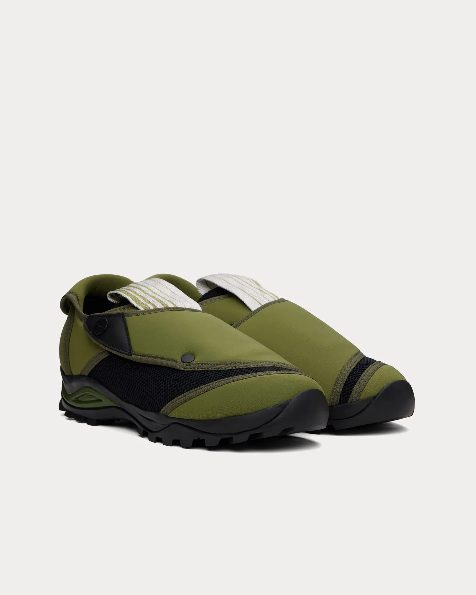 Riadis Green Tortoise Slip On Sneakers