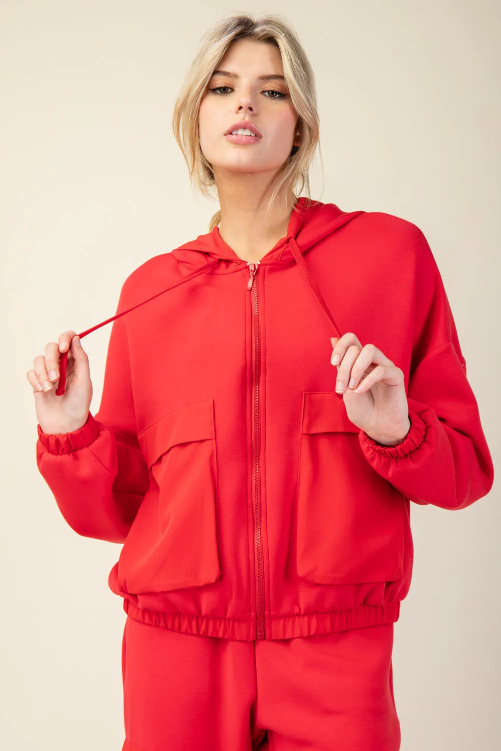 Scuba Pocket Hoodie Jacket - Mixed