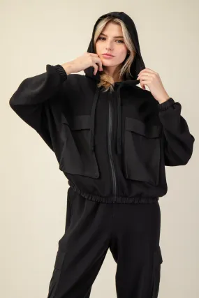 Scuba Pocket Hoodie Jacket - Mixed