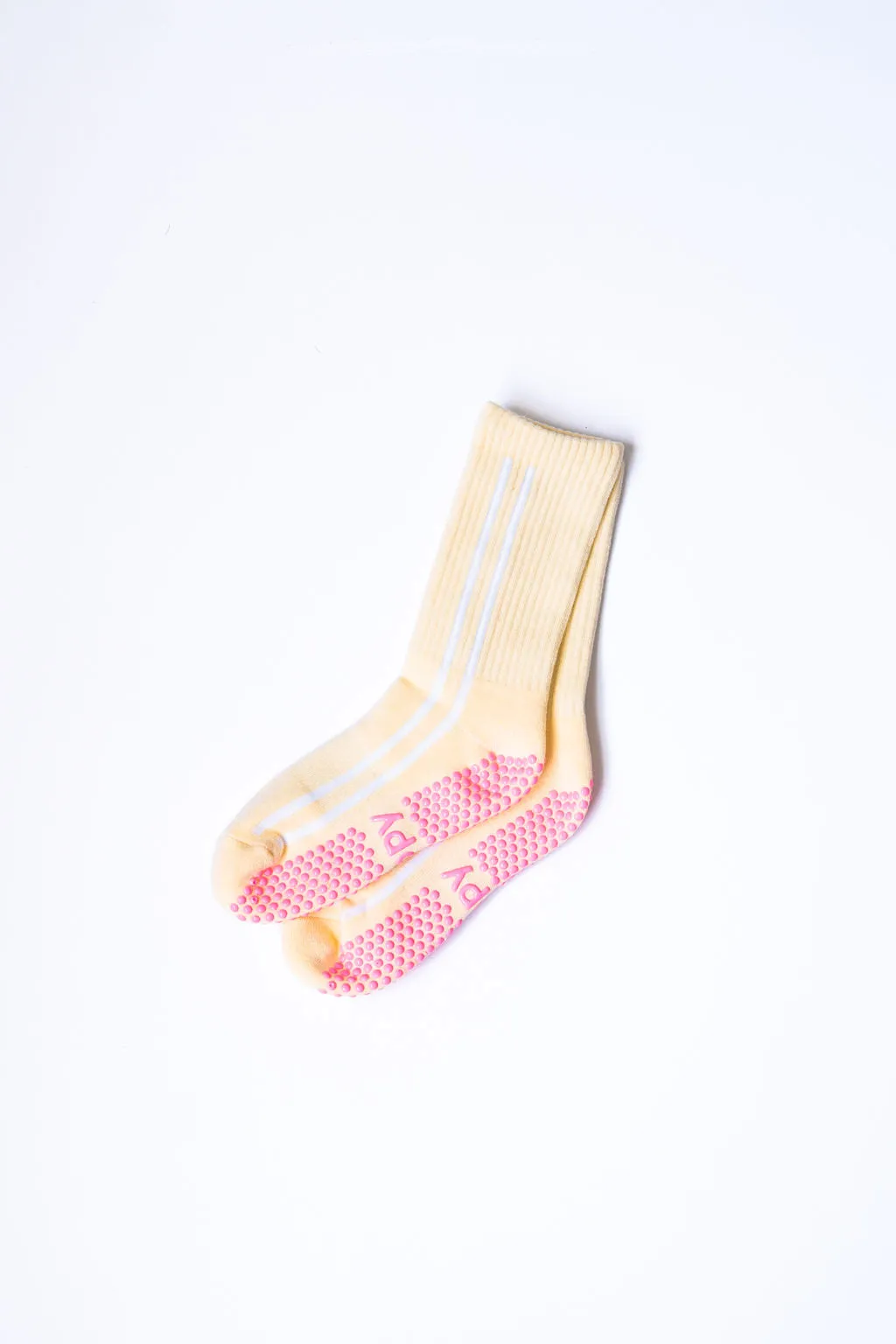 Sidestripe Crew Grippy Socks