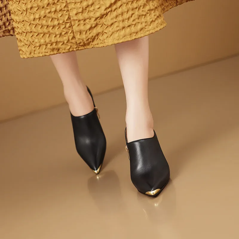 Snakara Slip-On Luxe Heels