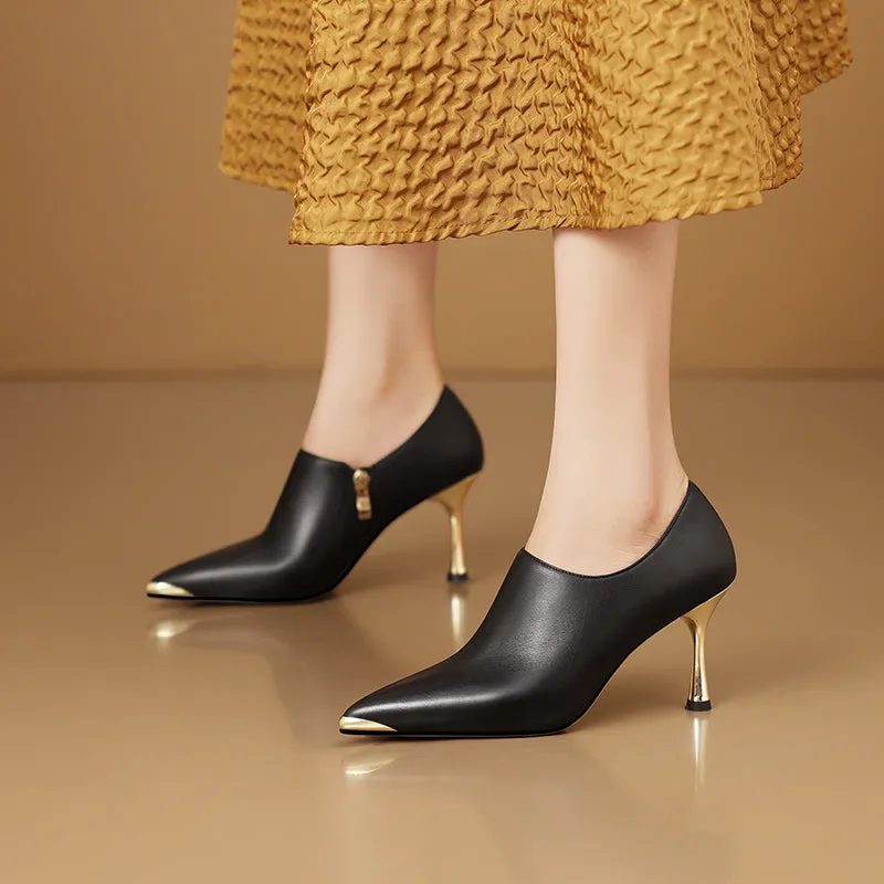 Snakara Slip-On Luxe Heels