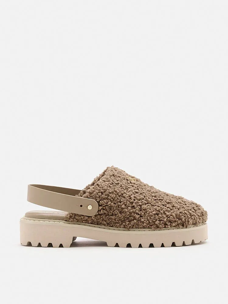 Tania Strapped Fur Mules