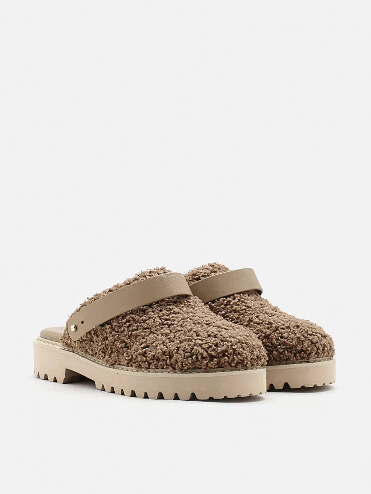 Tania Strapped Fur Mules