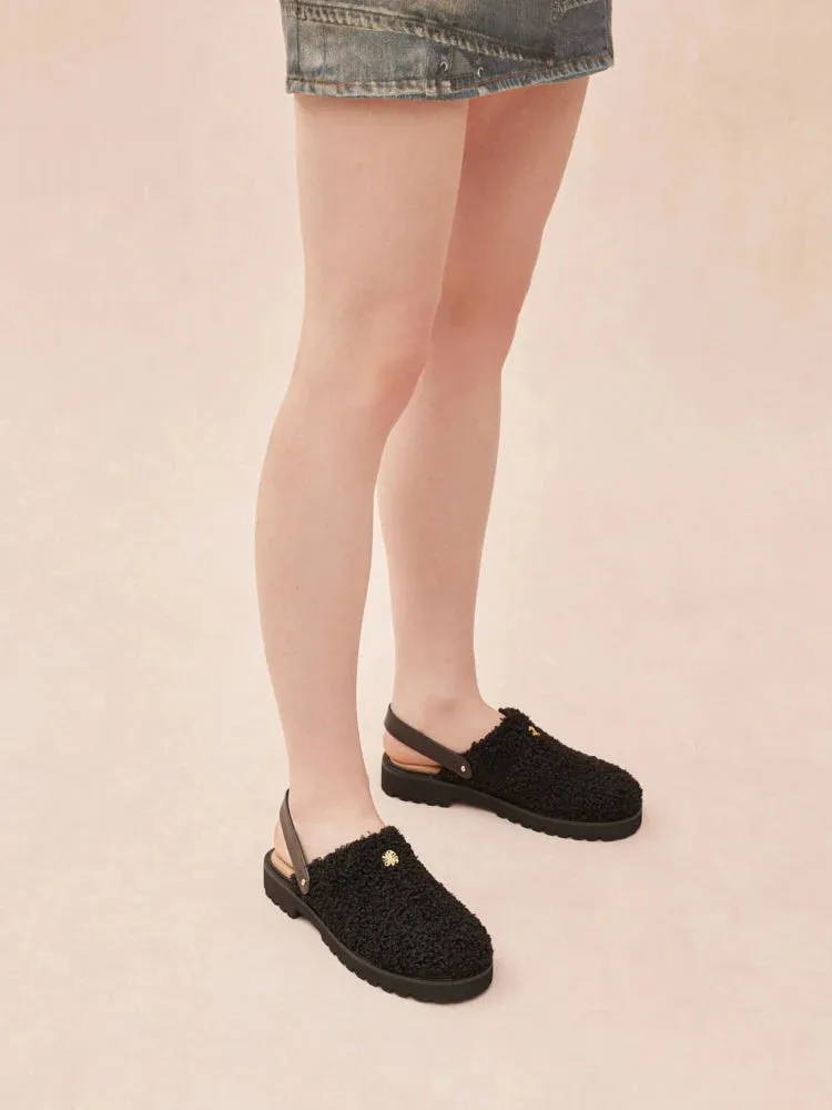 Tania Strapped Fur Mules