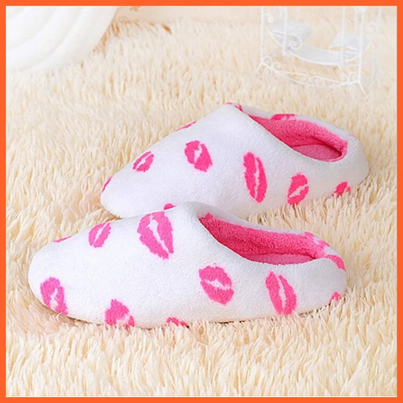 Unisex Winter Warm Soft Plush Indoor Slippers