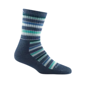 Women's Decade Stripe Micro Crew Midweight Hiking Sock