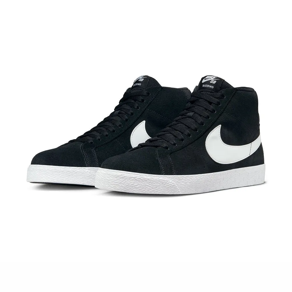 Zoom Blazer Mid - Black/White-White-White