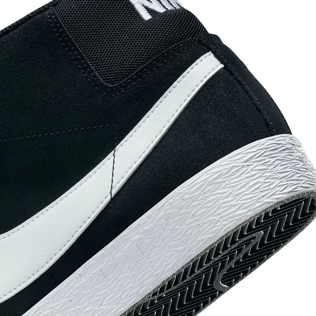 Zoom Blazer Mid - Black/White-White-White