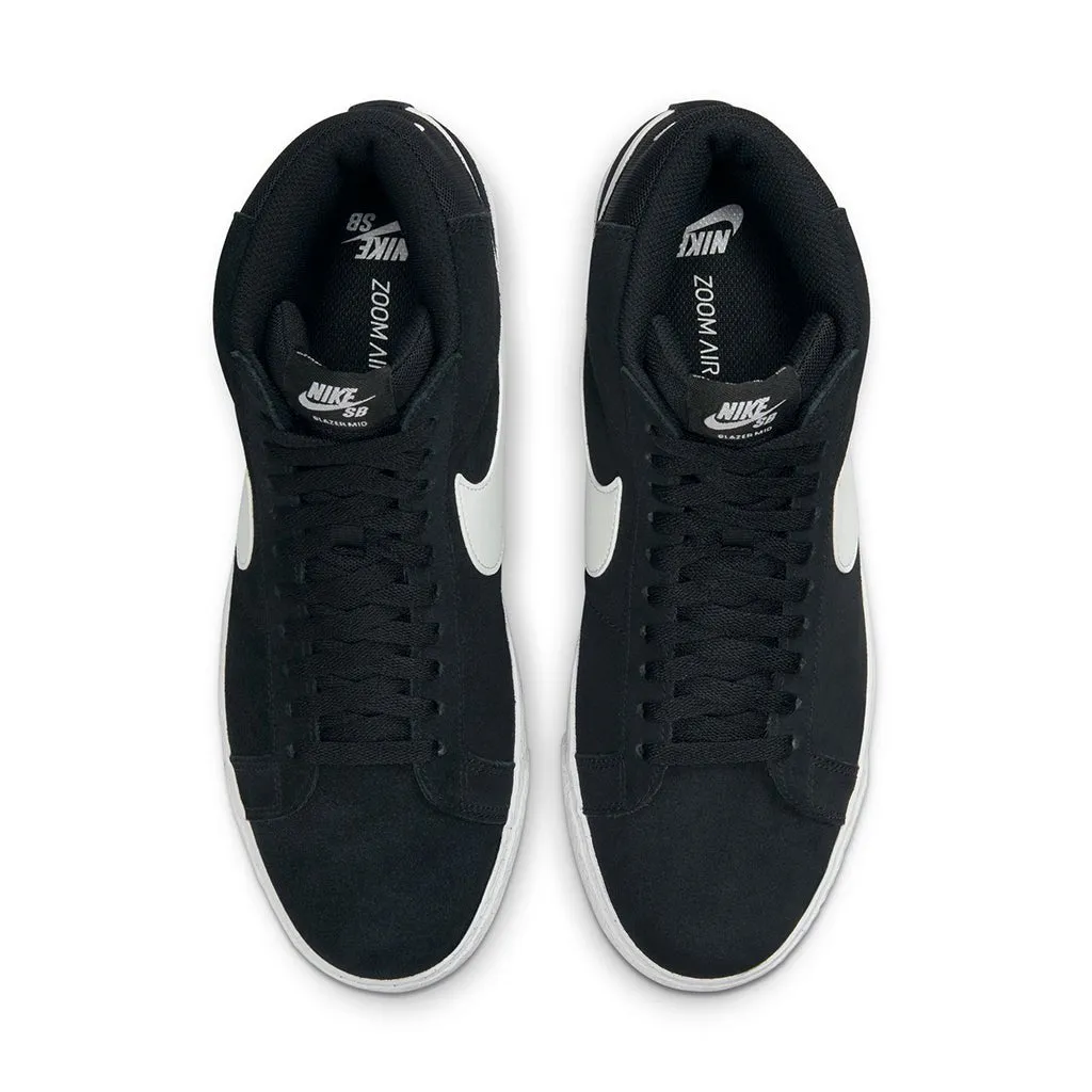 Zoom Blazer Mid - Black/White-White-White